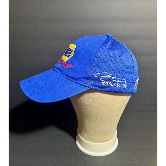 NAPA Racing Hat Blue Mesh Adjustable Cap NASCAR Cup NHRA IndyCar Outlaws - Picture 2 of 5